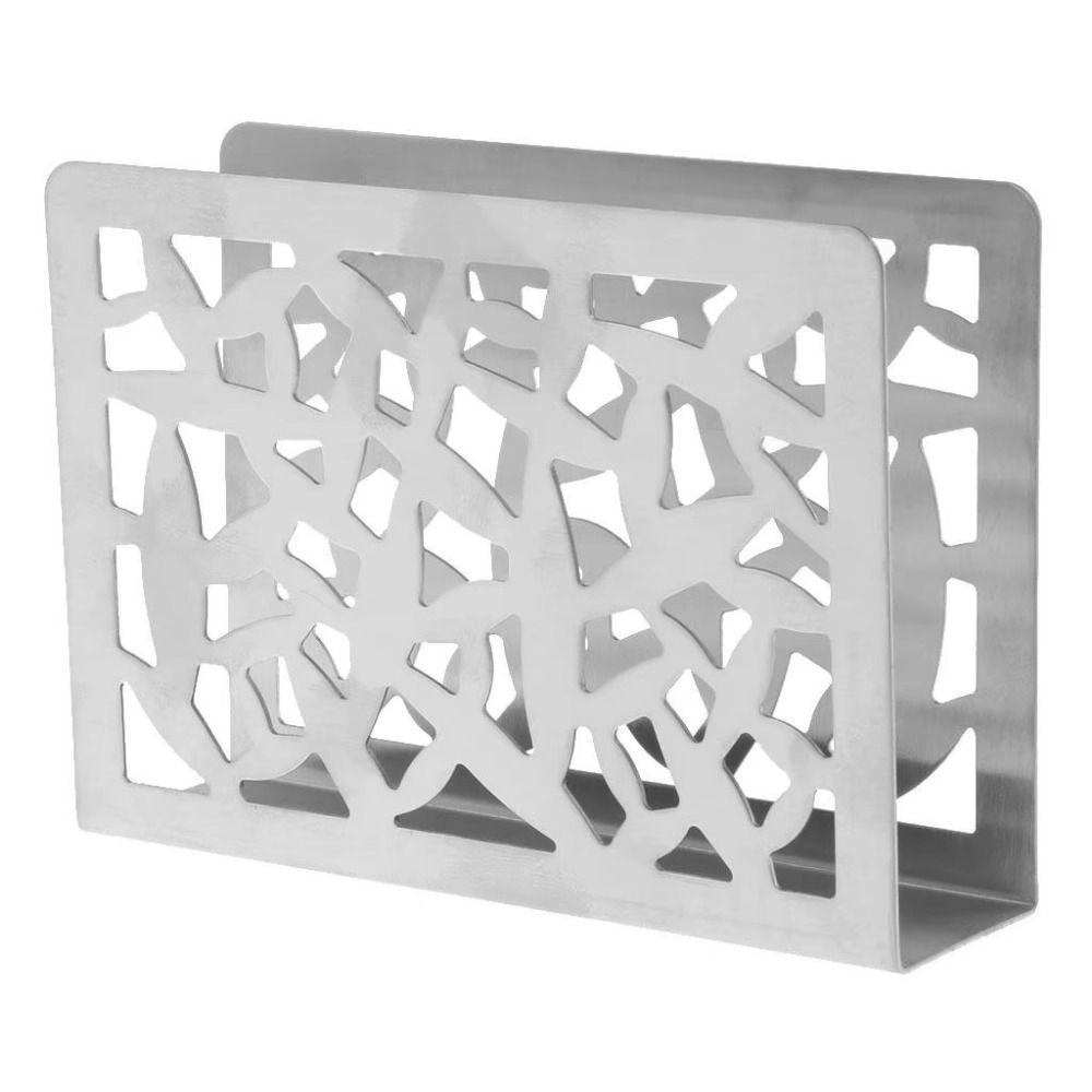 Rustproof Napkin Container Heavy Duty Napkin Storage Rack Exquisite Napkin Stand Home Restaurant