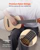 Classical Guitar, 780 mm, Wood Classical Guitar Starter Kit for Beginners, with Nylon Strings, Gig Bag, Strap, Tuner, Extra Strings, Picks, Capo,