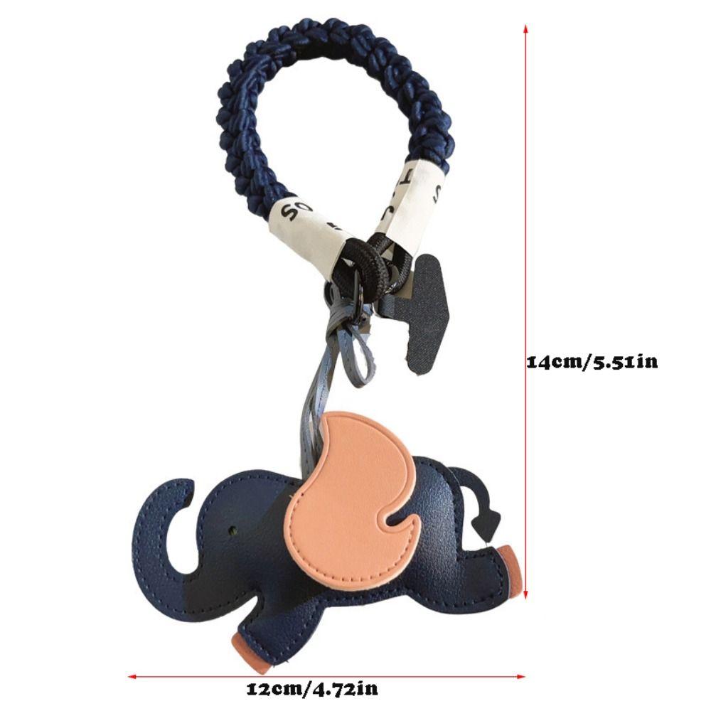 Flying Wings Elephant Keychain Animal Pendant Bag Charm Trendy Key Chain Holder  Car Accessories