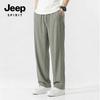 JEEP SPIRIT Pantalon Long Décontracté Frais en Soie Glacée