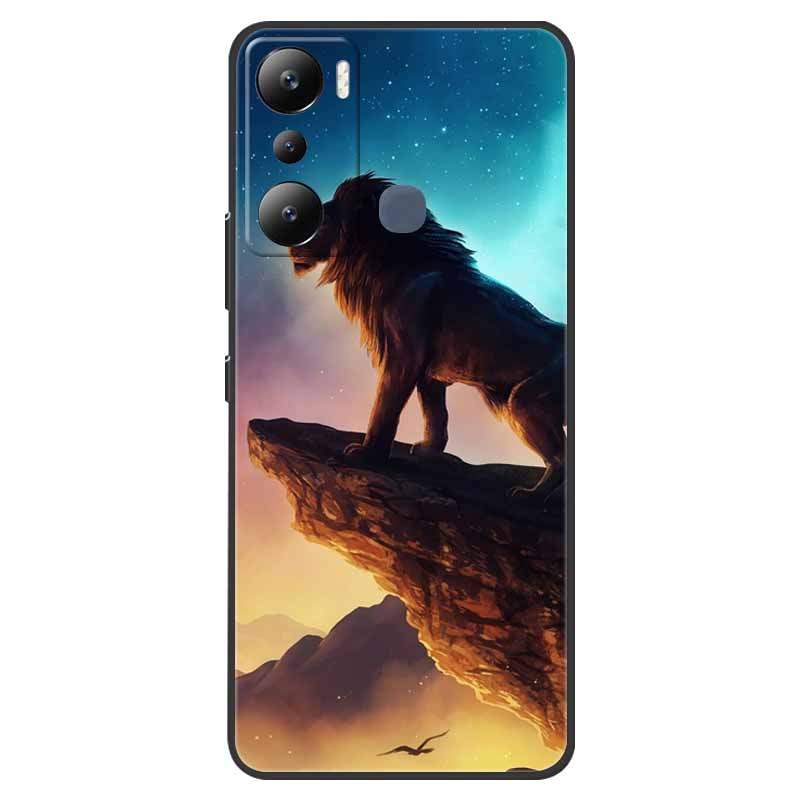 For Infinix Hot 20i Case Hot12i X665C Shockproof Soft Silicone TPU Back Cover For Infinix Hot 20i 20 I X665E Phone Cases 6.6"