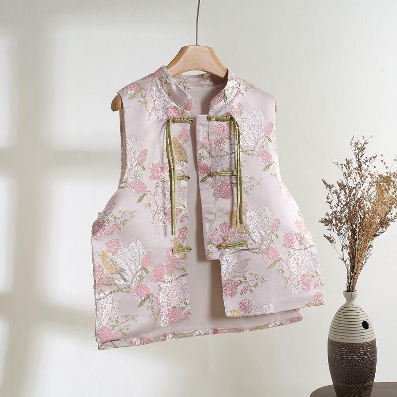 

Весенне-осенний тренд Роскошный Анкара Красный топ Новый жилет Женский 3XL [recommended 138-75 kg]