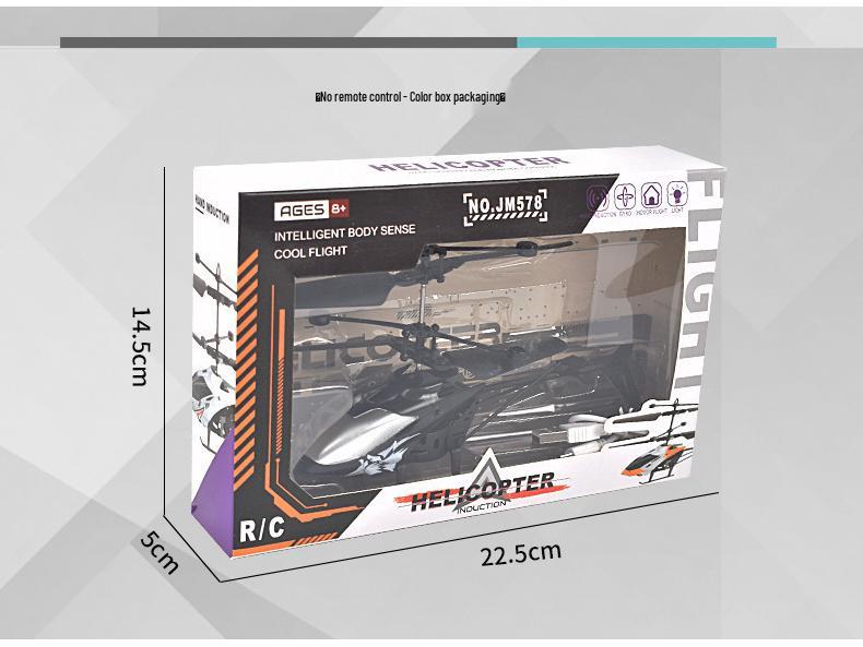 Dual-Mode Gesture-Control Shark Helicopter Drone