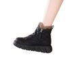 Thick-soled heightening velvet warm waterproof snow boots women's autumn and winter new retro versatile cotton boots