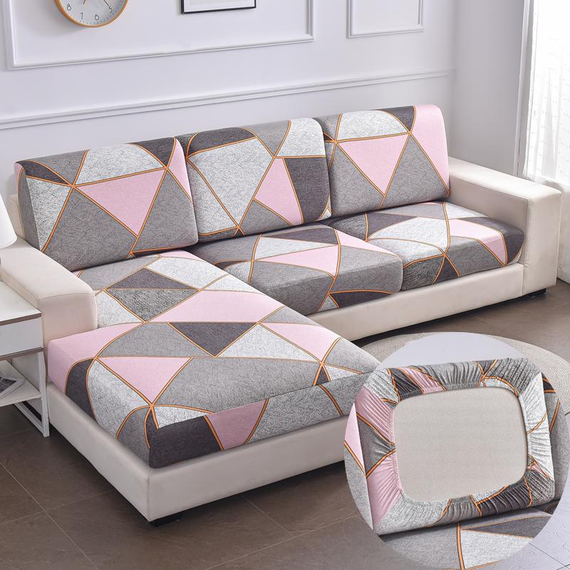 Stretchy Couch Pillow Furniture Covers Sofa Seat Pad Covers Slip Resistant Upholstery Protector Replacement For Individual Cushions