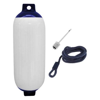 1 Peça Para-choque Inflável Marinho para Para-lama Barco Iate Âncora Uso para Barcos de Pesca Esportivos Barco Inflável Para-lama 11cmx40cm