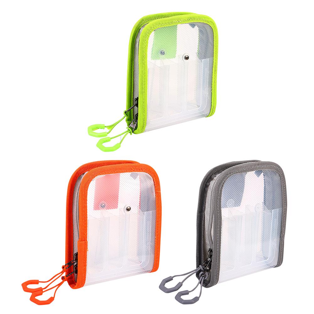 6 Grid Fishing Bag Transparent Fishing Tackle Bag Fishing Hook Cover for Fresh Water and Saltwater