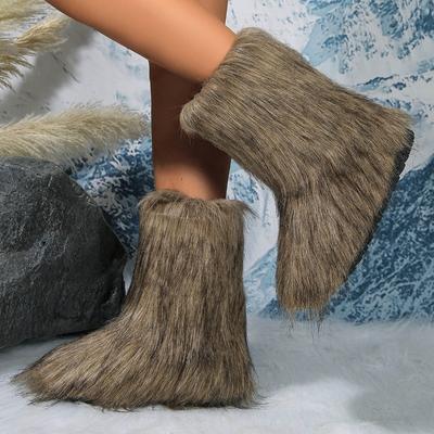 Fashion Hot Sale Fashionable and Warm Comfortable Warm Booties Winter Snow Boots Round Autumn Winter New Style Women's Boots