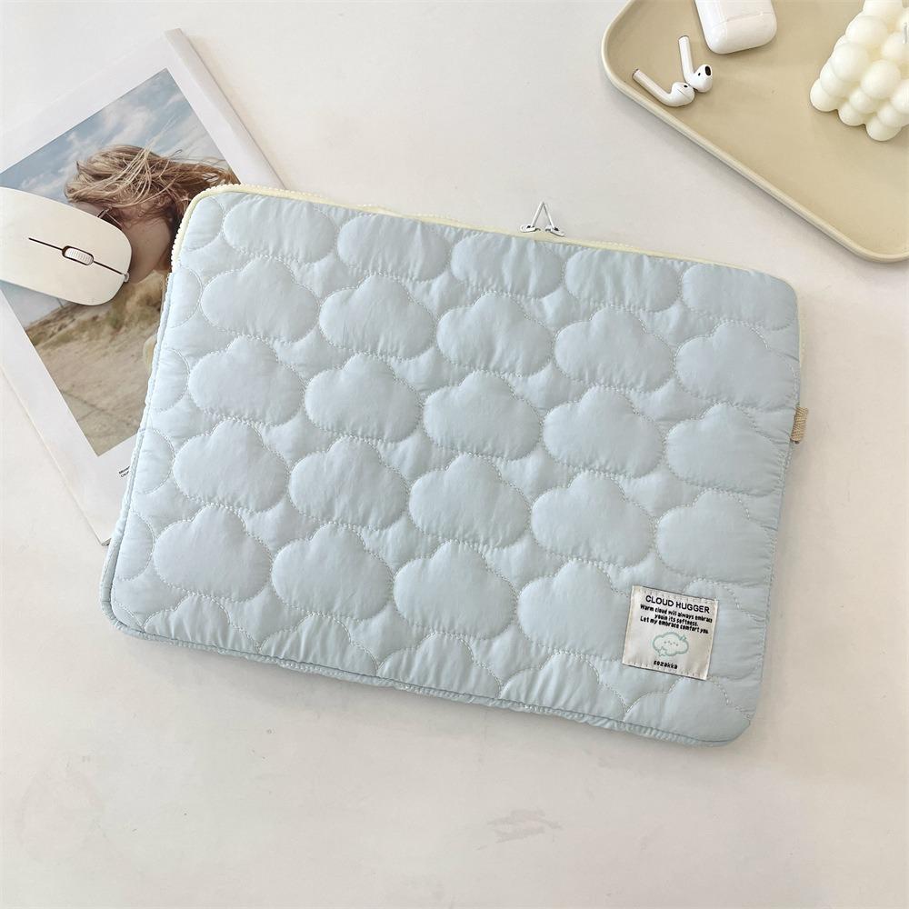 Korean Style Laptop Sleeve Padded Tablet Protective Case Soft Laptop Bag Notebook Storage