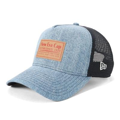 New Era Mesh Free Size 940AFTR DENIM LOGO SNAP LP BLU Cap, Denim, Navy,