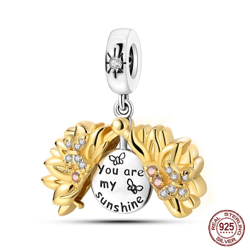 Brand New Copper Metal Trendy Fashion Heart Butterfly Cat Claw Charm Bead Components Bead Components Ideal Designed For 3mm Bracelet High Quality