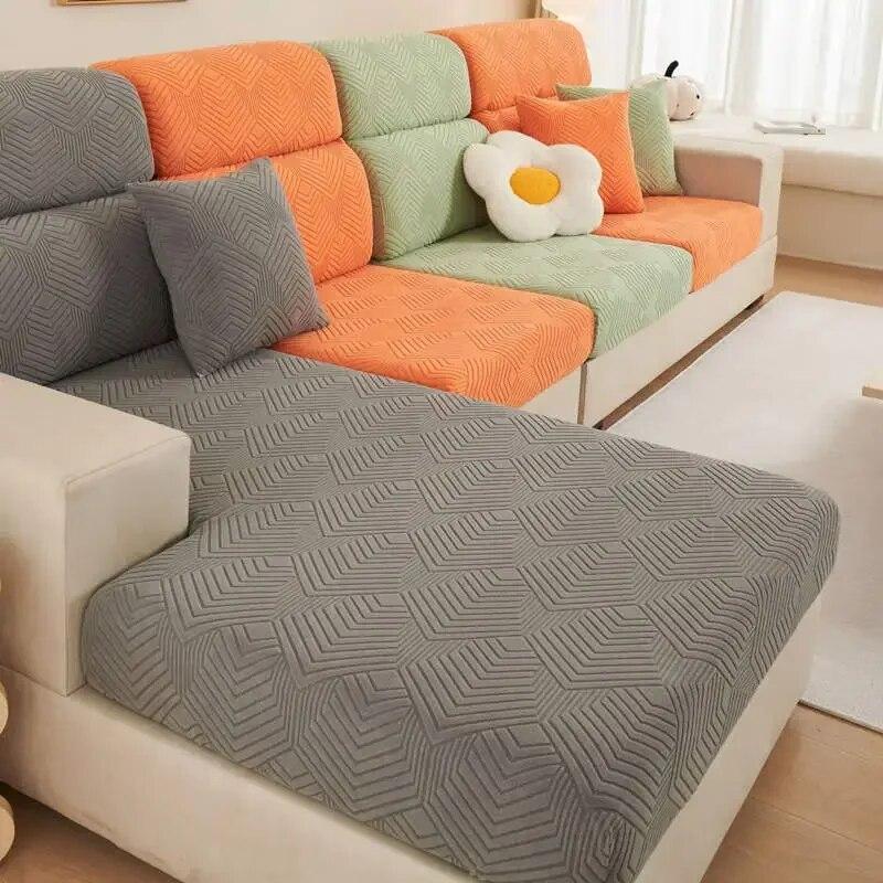 Minimalist Sofa Protective Cover Universal All-inclusive Couch Slipcover Stretch Chaise Longue Cushion Covers