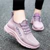 Sneakers  New Fashion Wedge Platform Plus Size Casual Sports Shoes Women Lace-Up Mesh Breathable Women'S Vulcanized Shoes