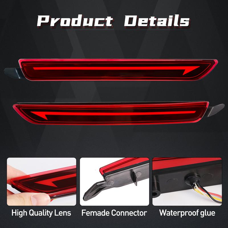 LED Brake Tail Light For Mazda CX-30 CX30 CX50 CX-50    Rear Bumper Reflector Light Driving Warning Lamp 12V