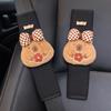 Four Season Universal Ice Silk Car Seatbelt Cover Cute Cartoon Capybara Safety Belt Harness Cushion Shoulder Pad for Car Truck