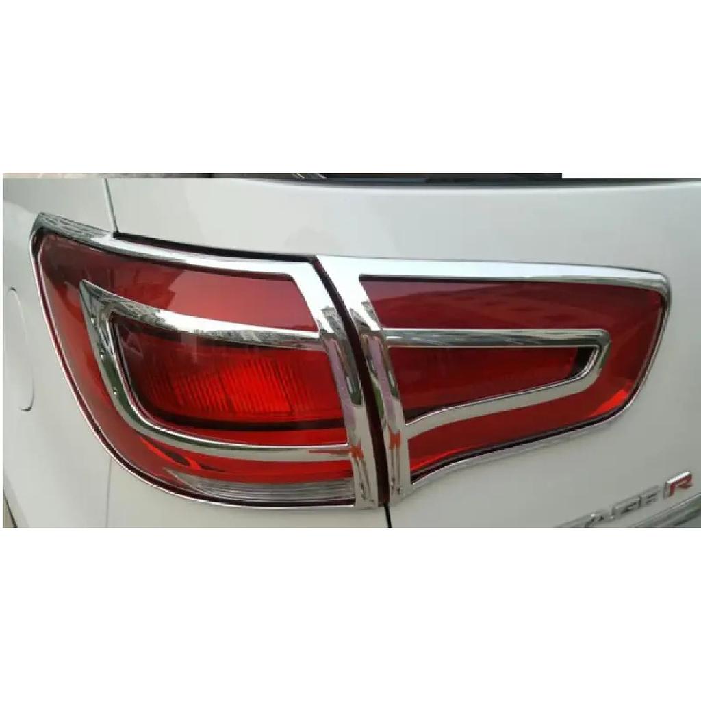 4pcs ABS Chrome Tail Light Surrounds Covers Trim Set Taillight Decoration Frame For Kia Sportage R 2009-2014