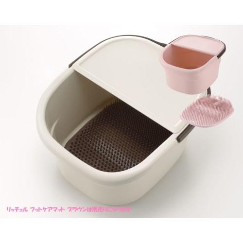 Richell Foot Bath Bucket, Pink, 32 x 38.5 x 21