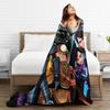 Coperta Trollhunters Tales Of Arcadia Calda Morbida Novità Peluche Coperta Plaid per Divano Sedia Divano Letto Copriletto da Viaggio Copriletto