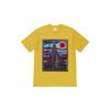 BOX Crew Neck Short Sleeve Shirt Yellow S40