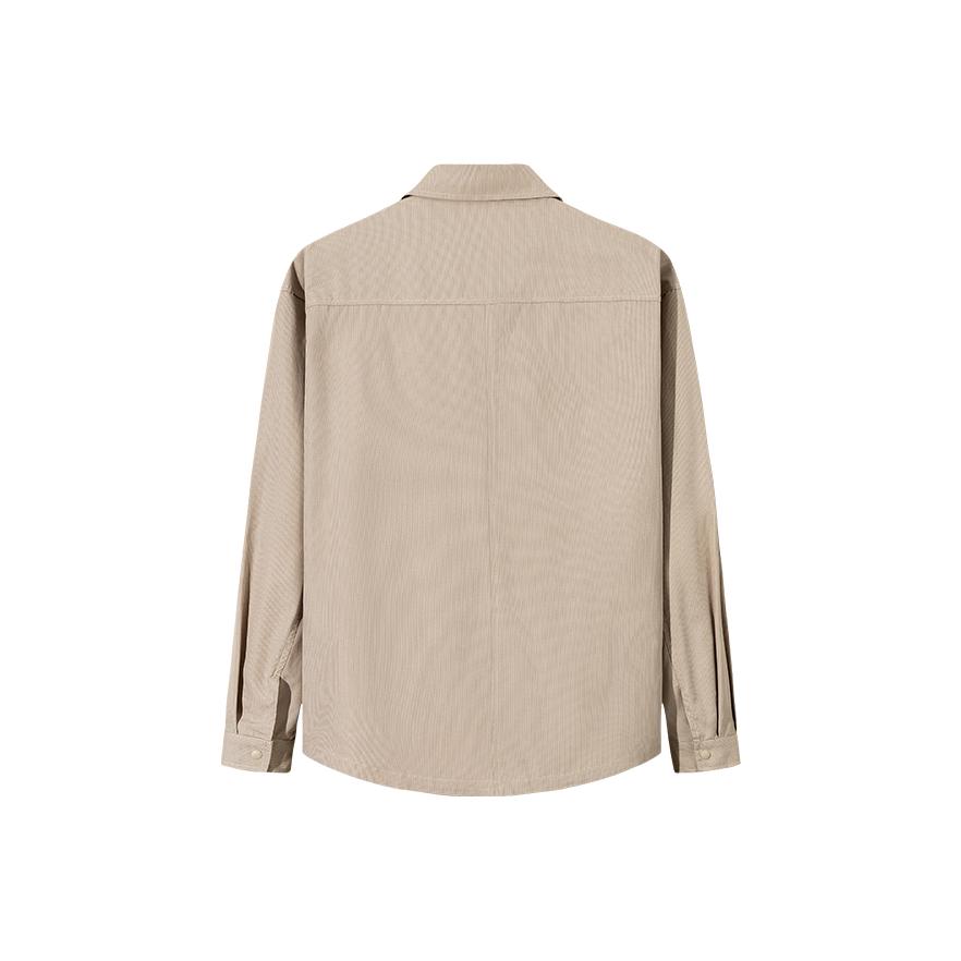 Anta Comfortable Loose Simple Versatile Polo Long Sleeve Shirt Unisex shirts 172538109-4