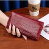 Luxury Crocodile Pattern Long Wallet for Women Large Capacity Clutch Purse Multi Card Holder Phone Wallet Fashion Lady Handbag