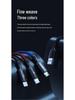 PISEN 3-in-1 Fast Charging Cable - Compatible with Apple, Huawei, Android, Type-C Devices