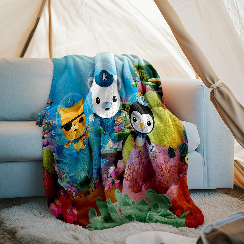The Octonauts6 Printed Throw Blanket—lightweight,soft,warm;versatile Blanket for All Seasons—perfect As &air-conditioning Throw,nap Blanket