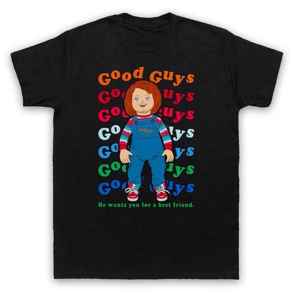 2025  Are Selling Well In Summer CHUCKY CHILD'S PLAY GOOD GUY Horror Movie Peripheral Casual Cotton T-shirt