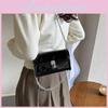 Stylish Minimalist Small Crossbody Bag For Women In Chic Black White Silver Colors