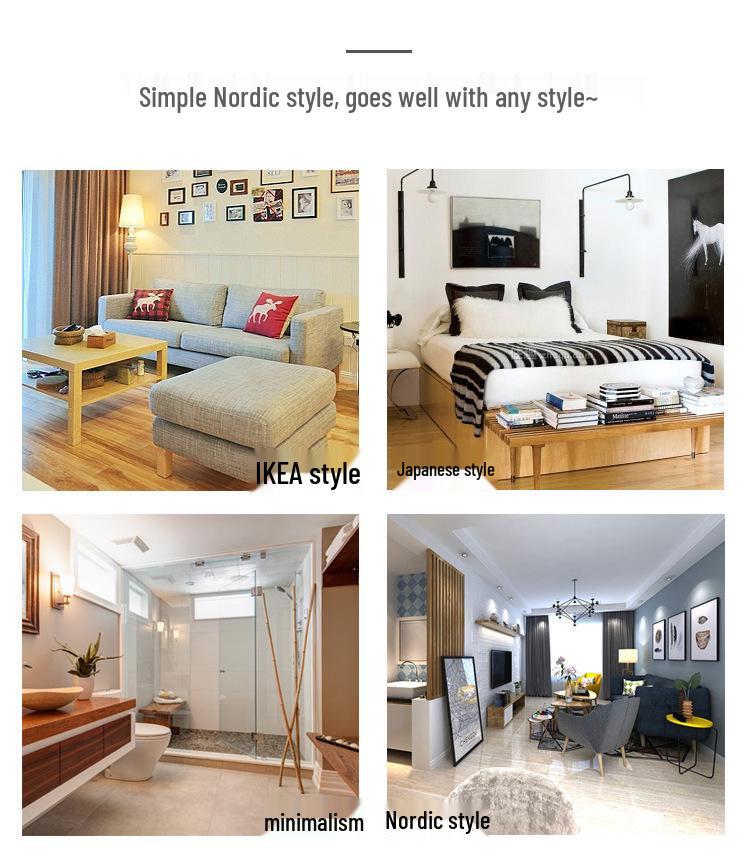 Minimalist Long-Pile Rug: Living Room & Bedroom Carpet, Coffee Table Floor Mat, Sofa Cushion.