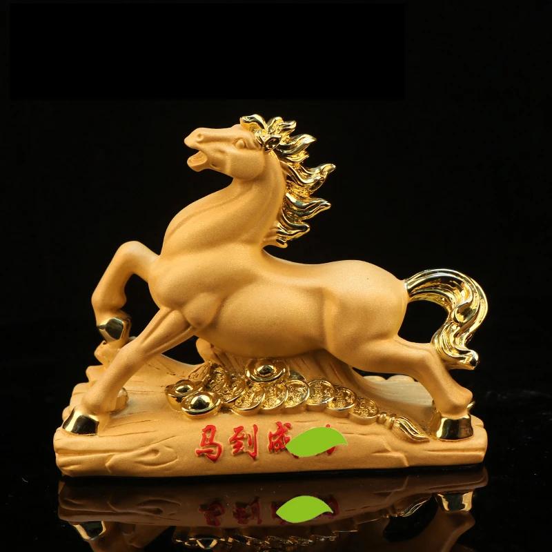 1 יחידה שרף גלגל המזלות סוס יוקרתי לגברים קישוט רכב אישי למחזיק כרטיסי חניה לקונסולה מרכזית של הרכב פנג שווי