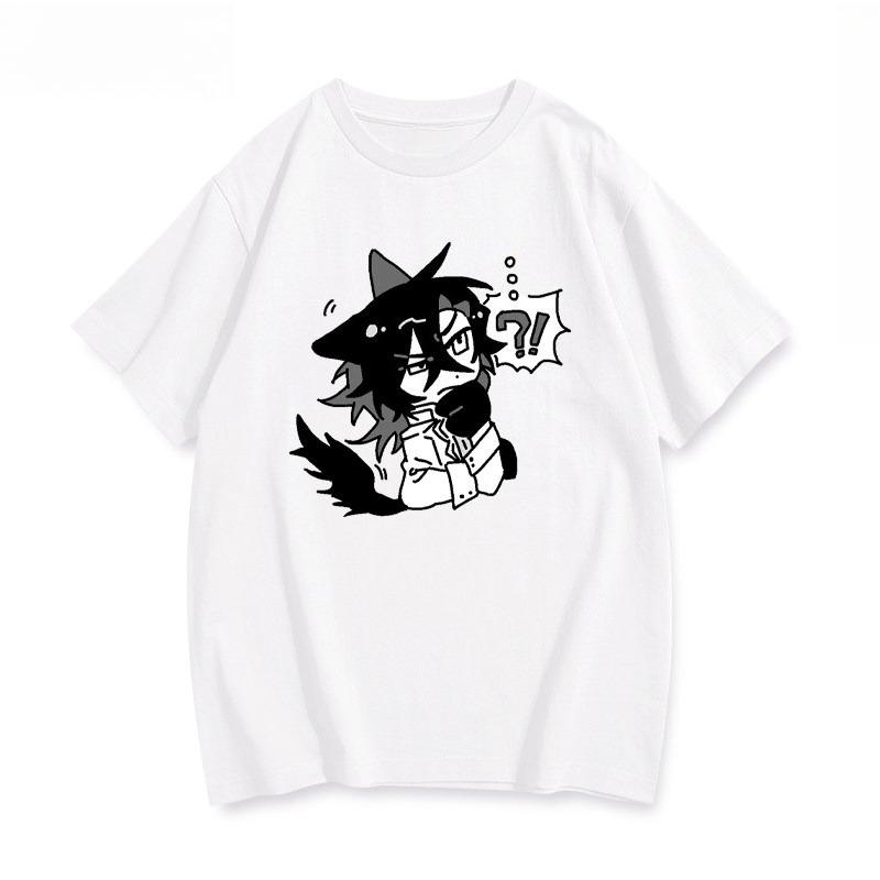 The Mysterious Master Leonards Surrounding Kleinke Meow Meow Style Cosplay Shortsleeved Tshirt for Men Suitable Summer