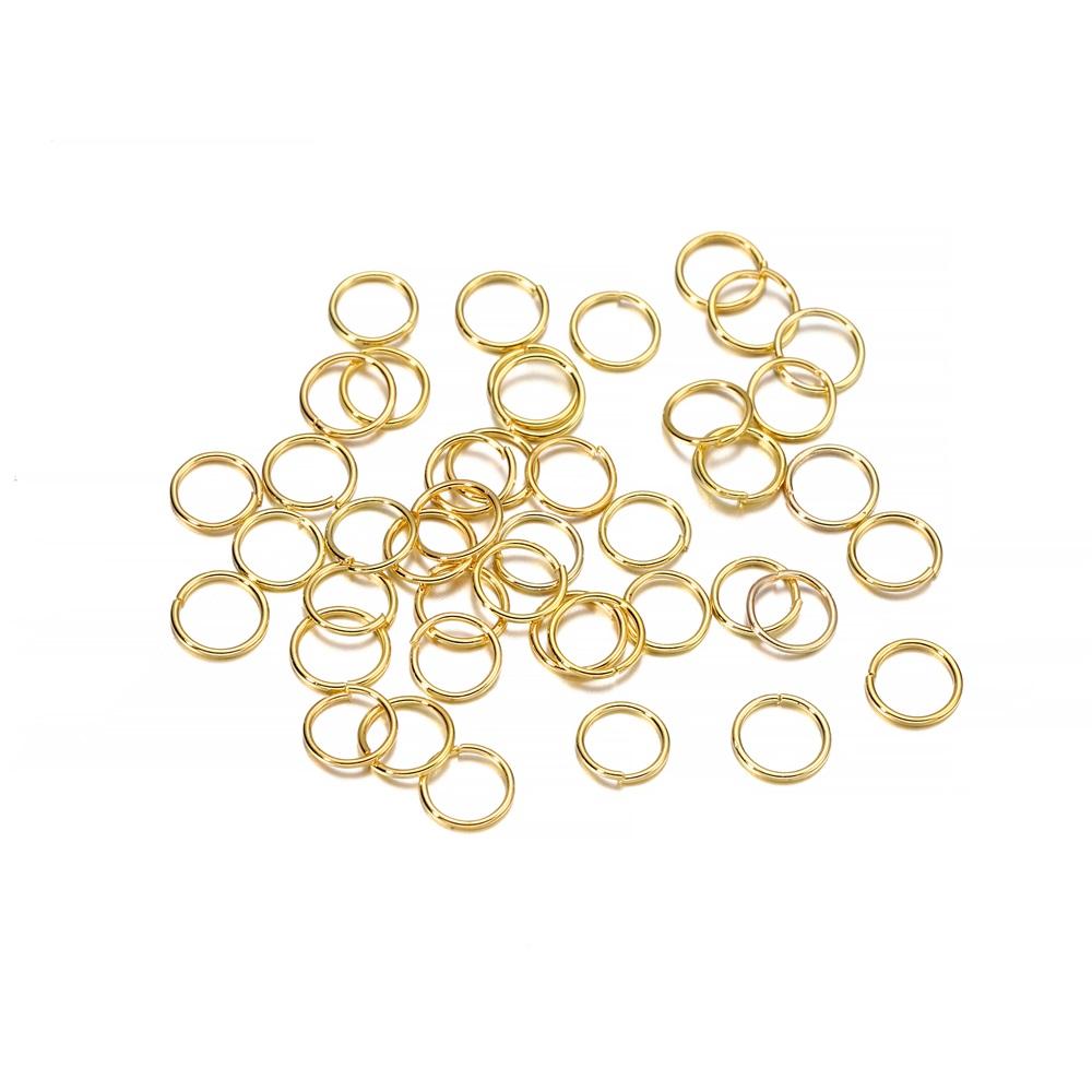 200pcs/Lot 3-10mm Metal Open Single Loops Jump Rings Split Rings DIY Jewelry Making Accessories Findings for Necklace Bracelet