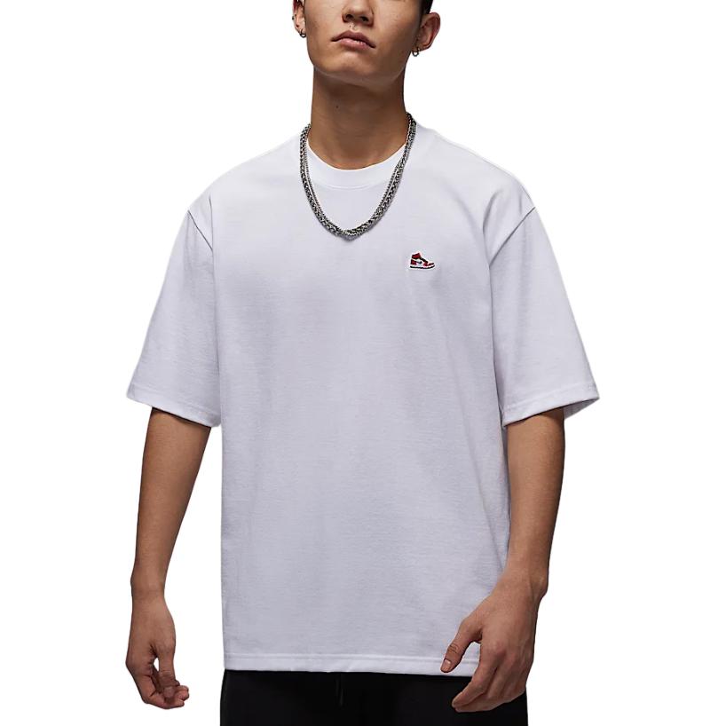

Jordan Fashionable Comfortable Versatile Short Sleeve T-Shirt Men Tops White HJ2327100 2XL
