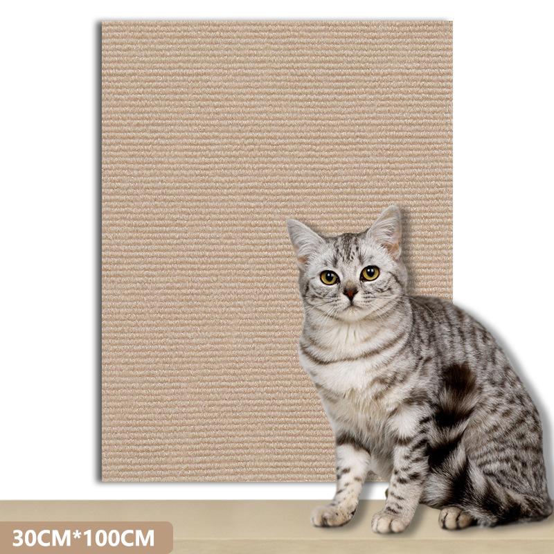 Self-Adhesive Carpet Cats Scratch Board Wall Anti Cat Scratch Sofa Diy Cats Scratch Board Sofa Protection Paws Sharpen Trimmable