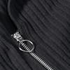 Nike Sportswear Chill Knit Slim Fit Zip-Up Long Sleeve Women Tops Black FN3682-010