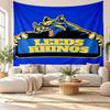 Arazzo da Parete Leeds Rhinos, Appeso a Parete in Tessuto Morbido, Sfondo Decorativo per Camera da Letto Arte da Parete per la Casa