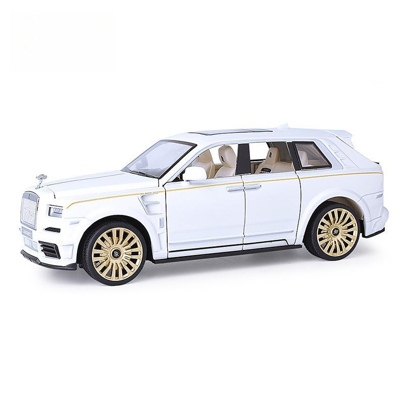 1/24 Rolls Royce Cullinan Black Badge Alloy Model Car Toy Diecasts Metal Casting Sound and Light Car Toys Vehicle