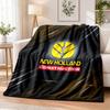 New Holland Printed Flannel Blanket Warm Comfort Bed Throw For Indoor Home Decoration