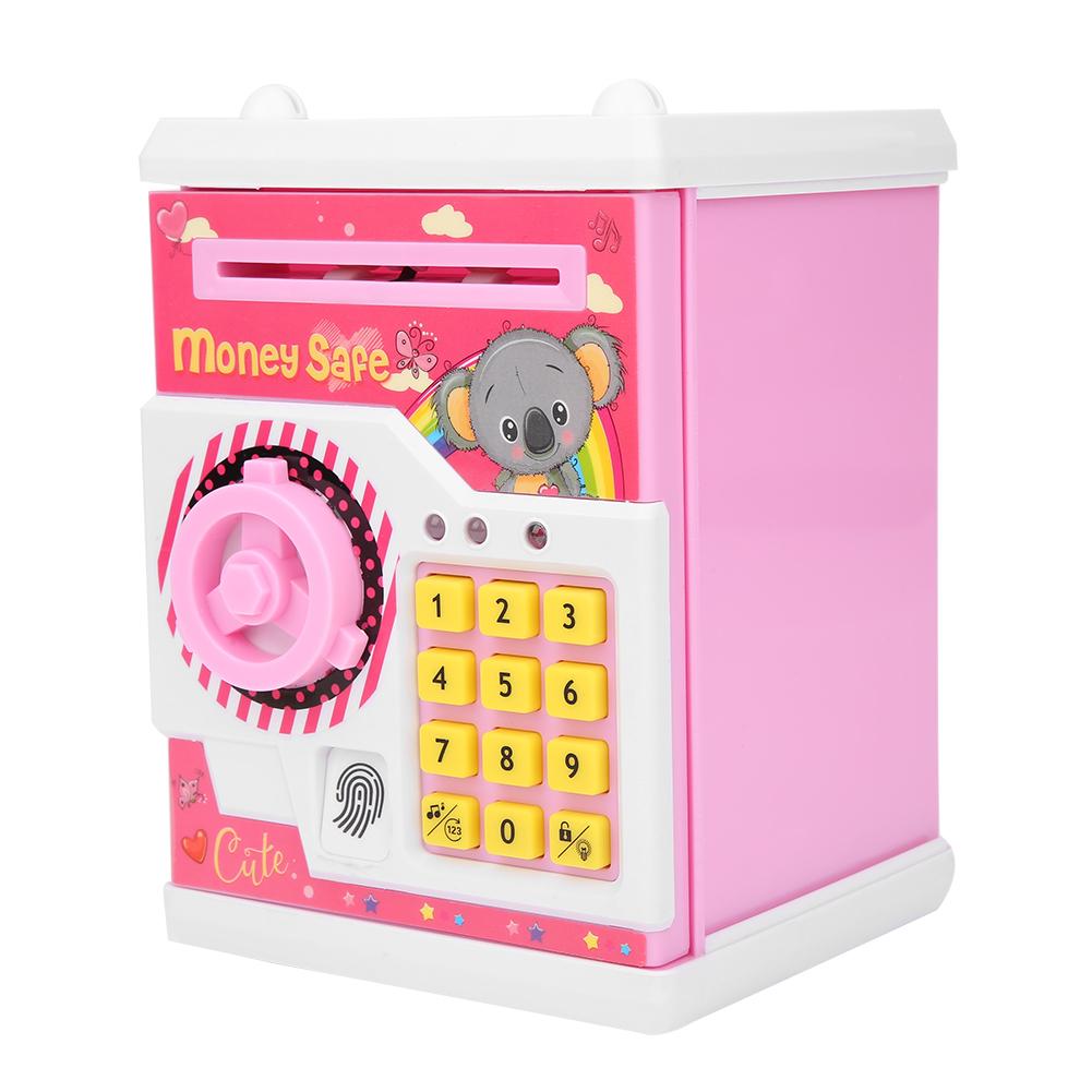 Skarbonka Śliczny Kreskówkowy Dziecięcy Dziecko Automatyczne Przewijanie Papieru Elektroniczna Muzyka Pudełko na Oszczędności17529C