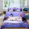 Castle Duvet Cover Set Full Queen Size Medieval Castle Bedding Set Fairy Tale Myth Theme Quilt Cover Comforter Cover Set 2/3pcs
