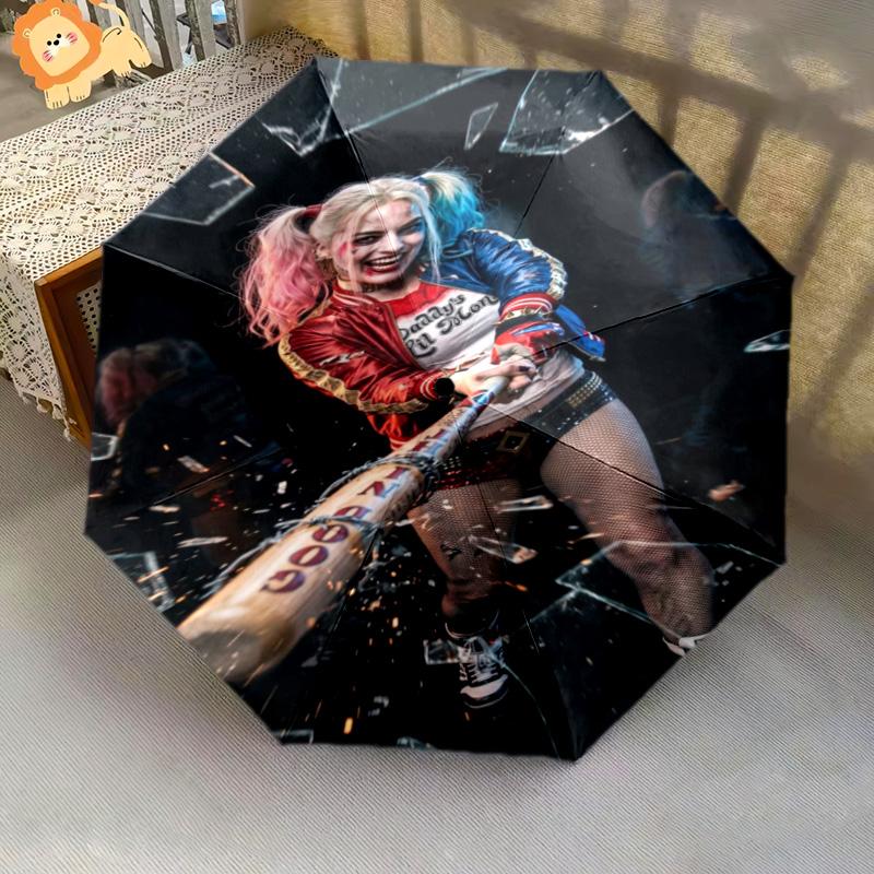 Suicide Squad Villains Rise Folding Umbrella Suitable For All Seasons Travel Printing Gift Umbrella