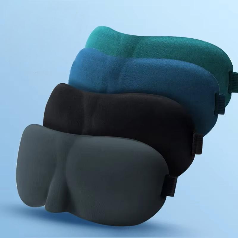 Augenmaske zum Schlafen, 3D-konturierte Cup-Augenbinde, konkav geformte Gesichtsmasken für den Nachtschlaf, blockieren Licht mit Augenklappe für Frauen und Männer