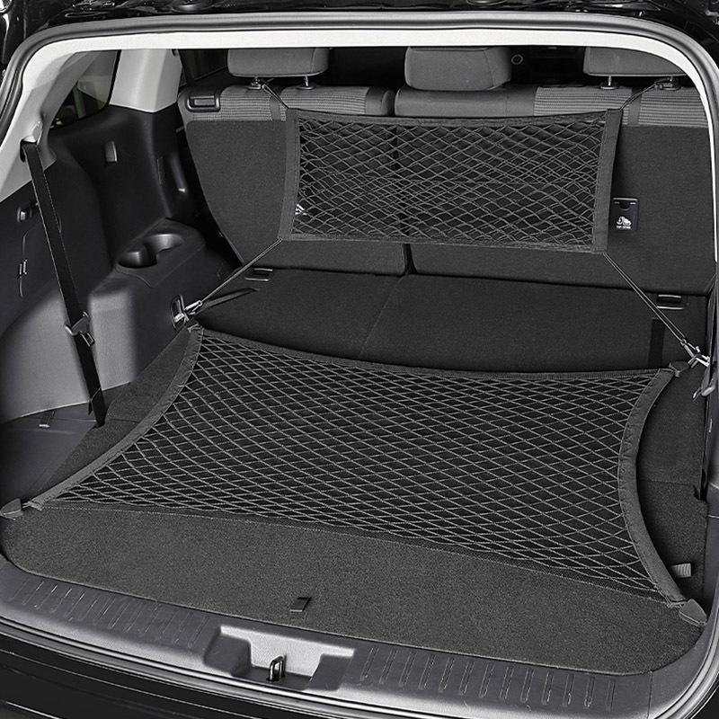 For Toyota RAV4 XA50 2024 2025 Car Trunk Mesh Bag Luggage Fixed Storage Mesh Nylon Material