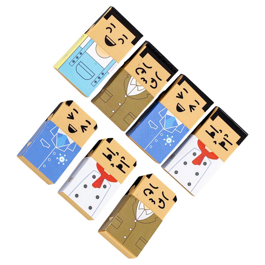 Funny Balding Man Erasers Children Erasers for Writing Drawing Easy Erasing Pencil Erasers for School Office Supplies