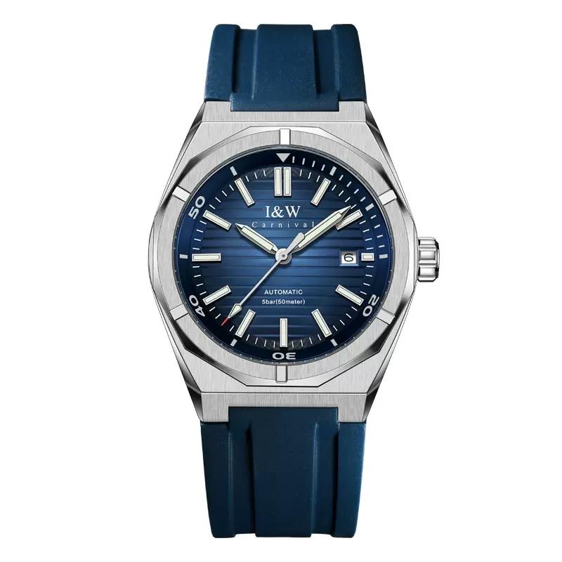 IW Luminous Mechanical Men Wristwatches Luxury Sapphire Glass MIYOTA Movement Automatic Watch For Men Reloj Hombre New