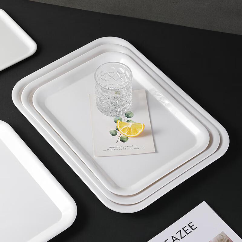 Melamin Rechteckiges Serviertablett