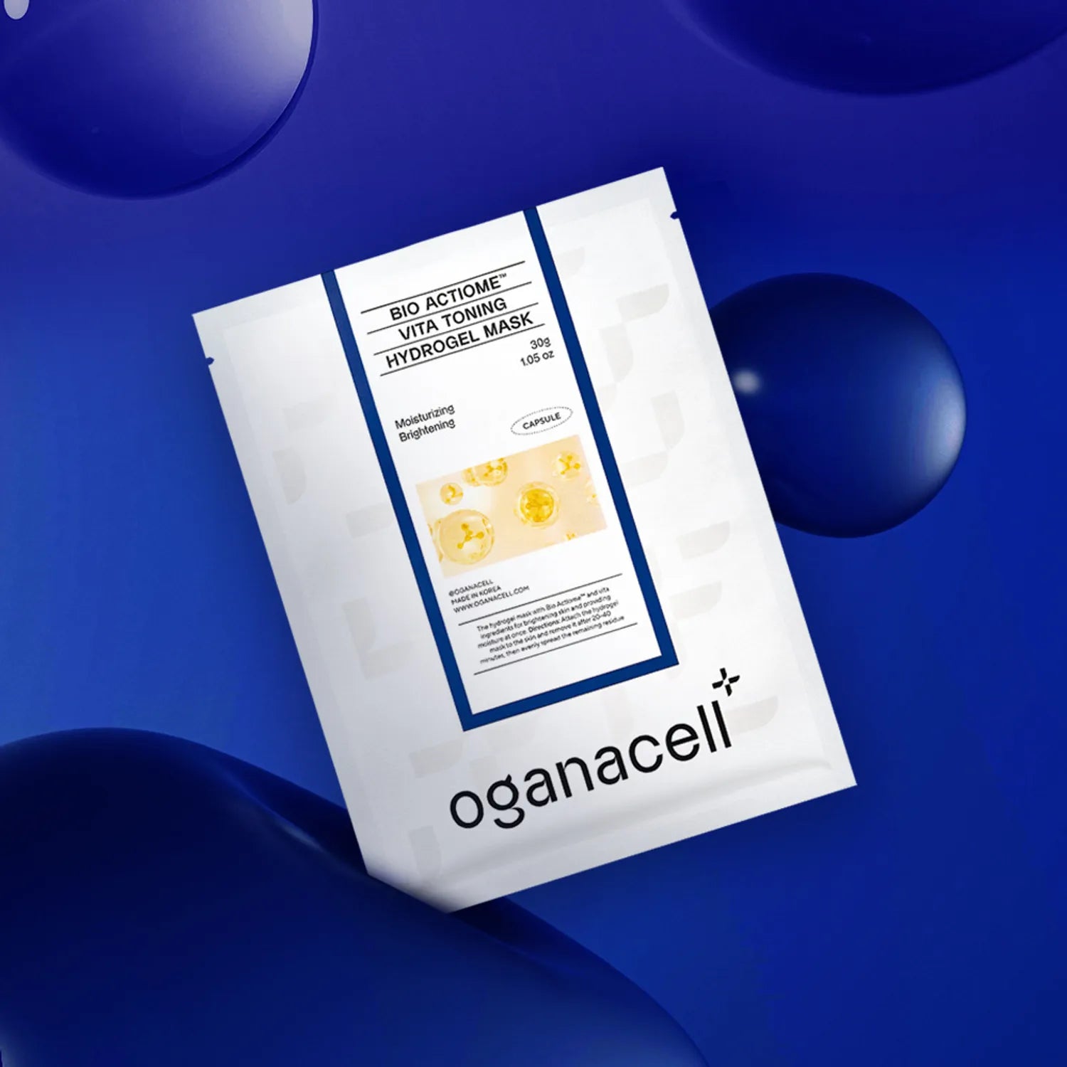 OGANACELL Bio Actiome Vita Tonning Hydrogel Mask Sheet 5ea 120ml