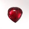 AAA 19 MM Flawless Blood Red Ruby Heart Cut Loose Gemstone Mozambique