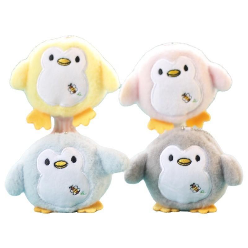 Adorable Plush Penguin Keychain Soft And Cute Mini Animal Doll For Bags And Keys